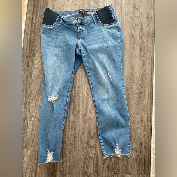 Indigo Blue Maternity Jeans size Medium - Picture 1 of 5